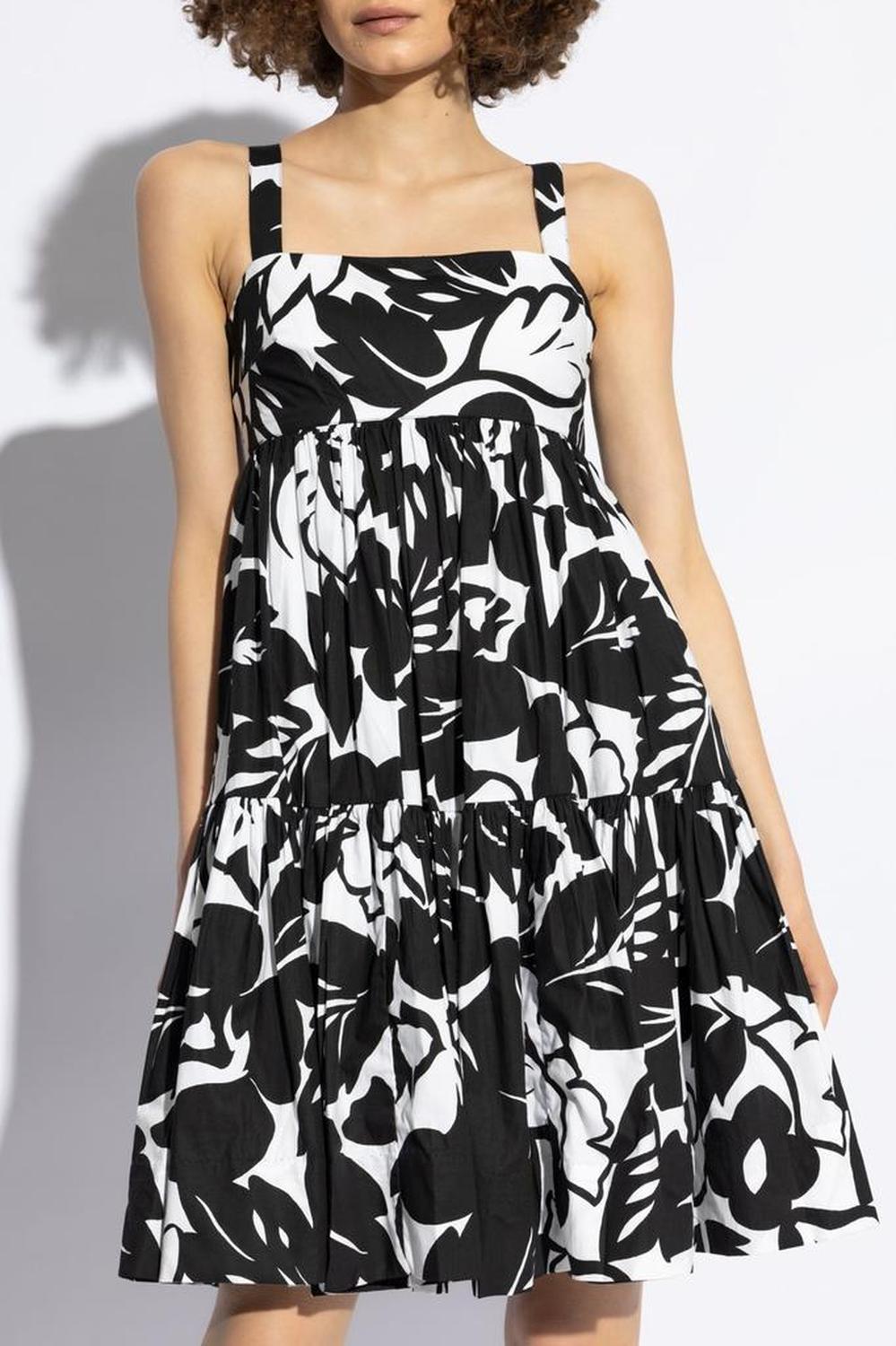 Kate Spade Floral Tiered Midi Dress