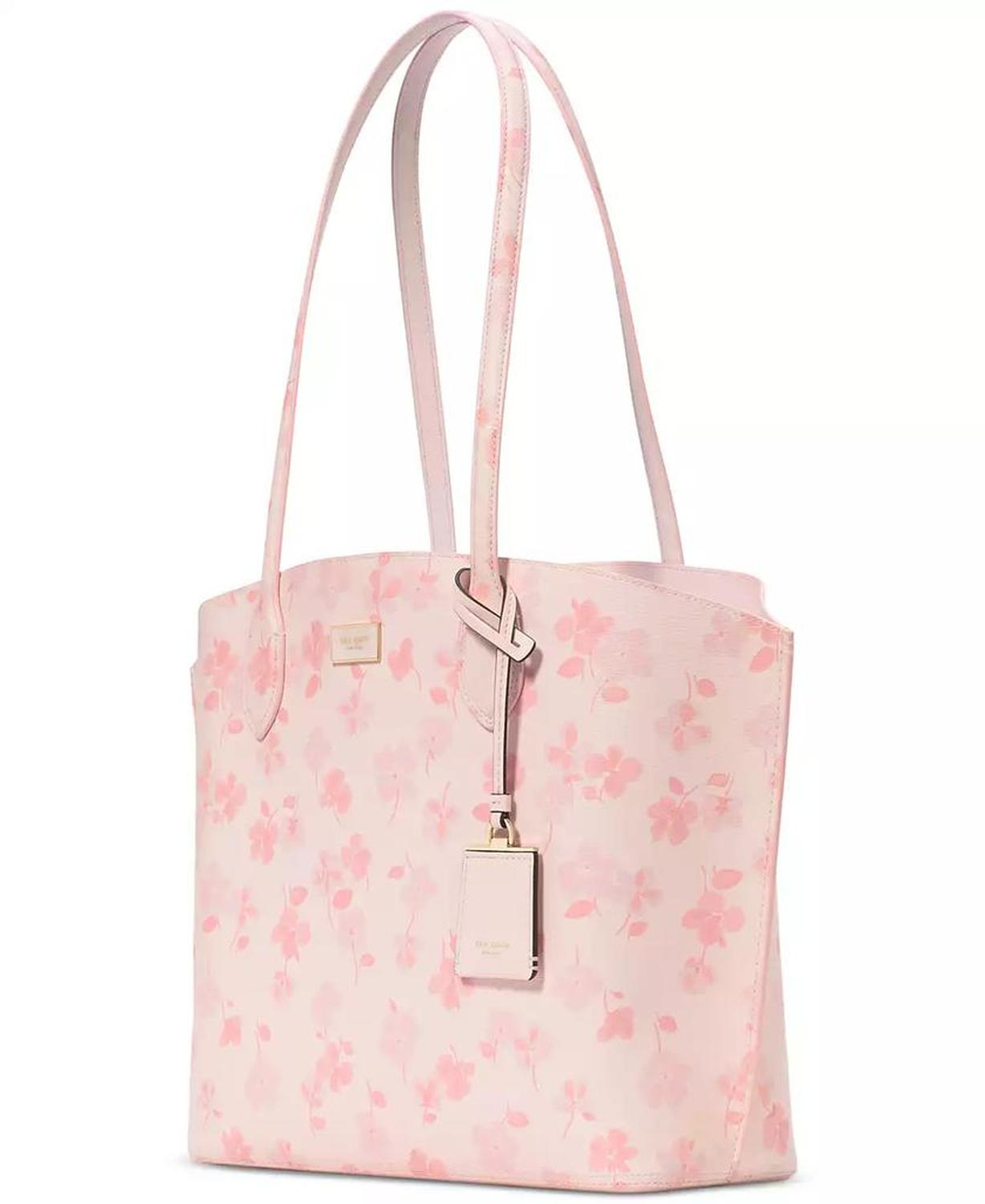 Suite Spring Pansies Large Tote Bag