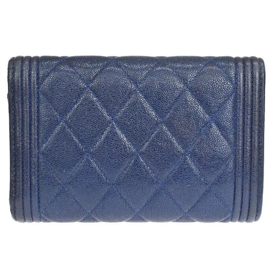 Chanel Boy Leather Wallet (Pre-Owned)