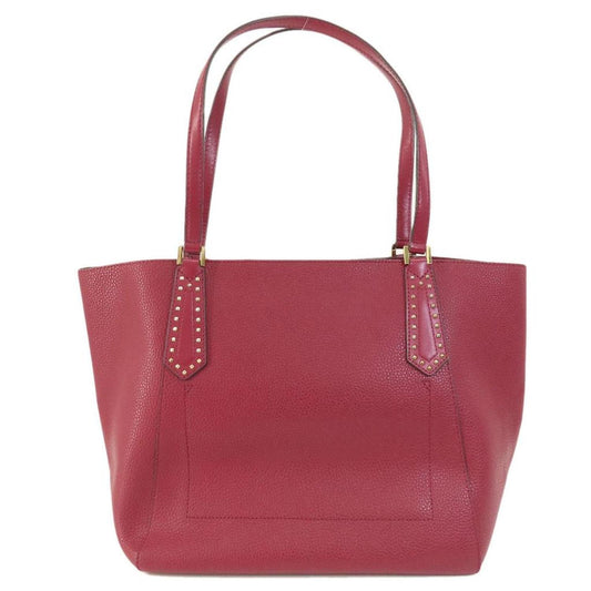 Color Wine Leather Tote Bag (Pre-Owned)
