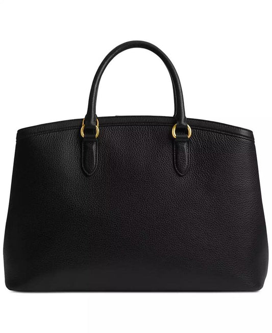 Legacy Large Pebble Leather Carryall 35 Satchel Bag