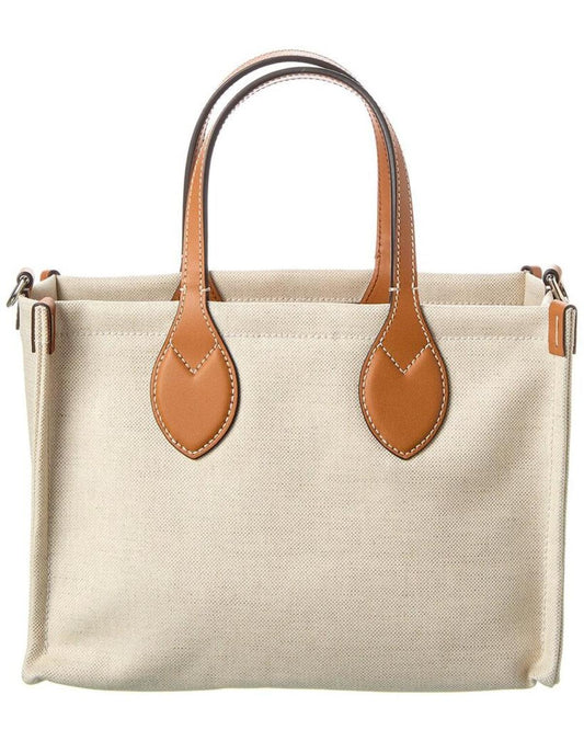 Gucci Mini Canvas & Leather Tote