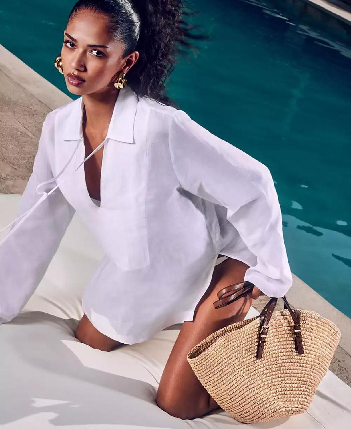 Isa Extra-Large Fan Tote