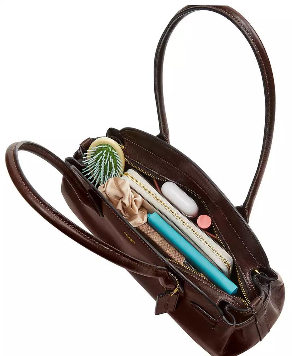 Empire Medium Leather Carryall Bag 34