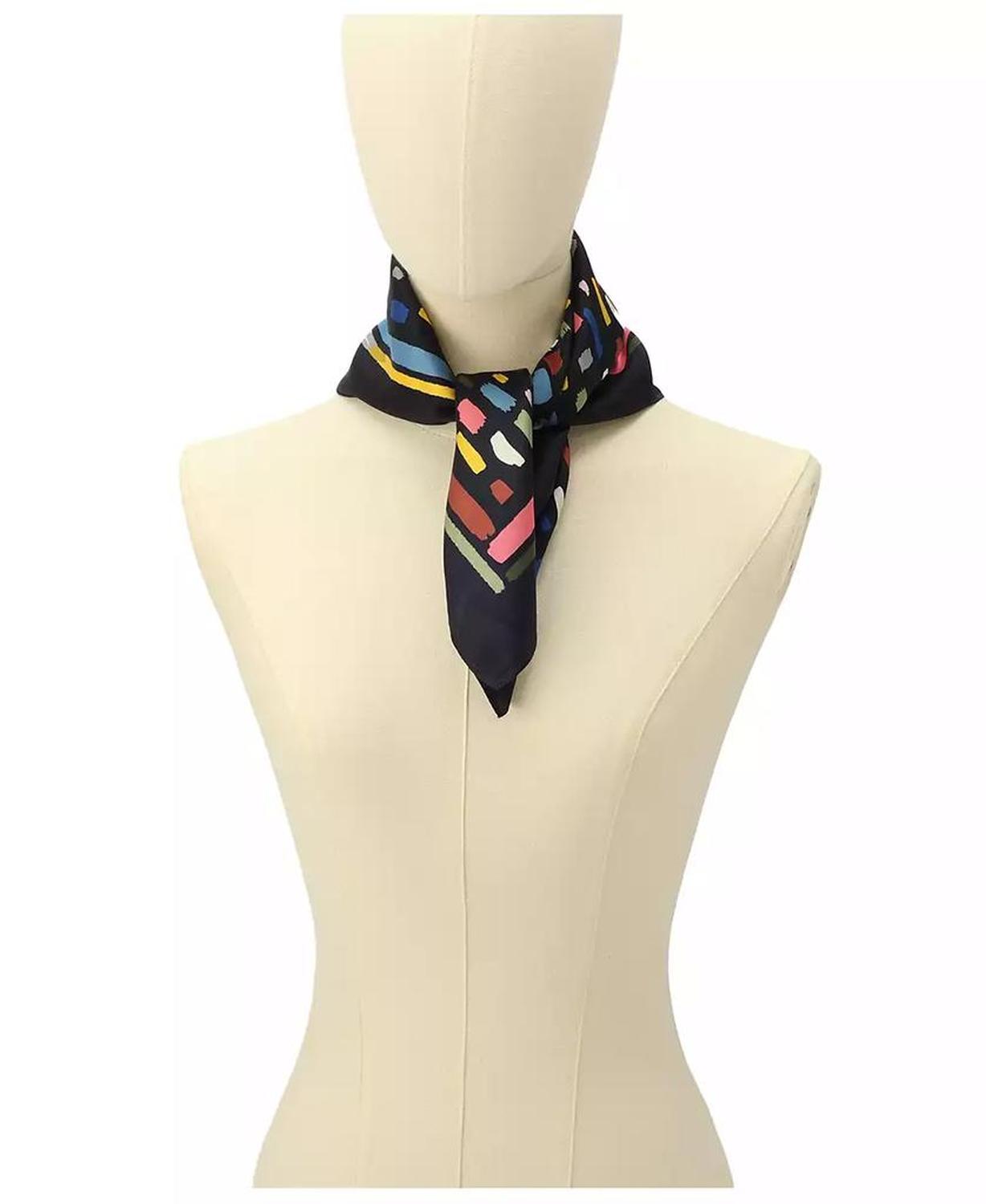 Women's Painterly Strokes Bandana Scarf