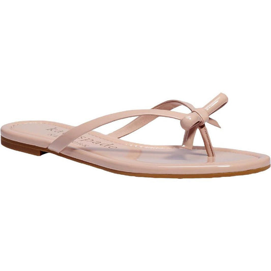 Petit Womens Leather Slip On Flip-Flops