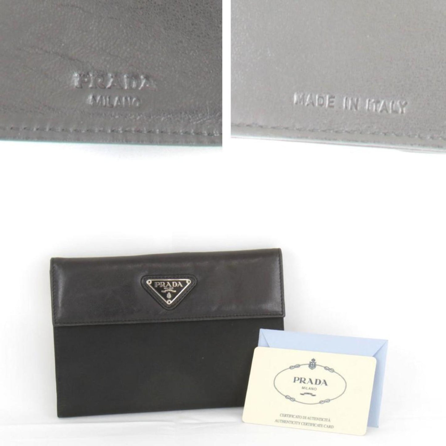 Prada Re-Nylon Synthetic Wallet (Pre-Owned)