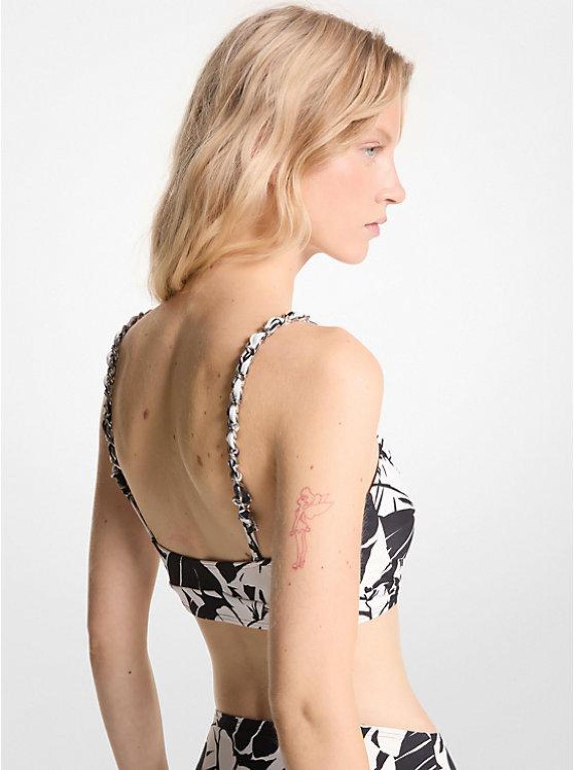 Palm Print Bikini Bottom