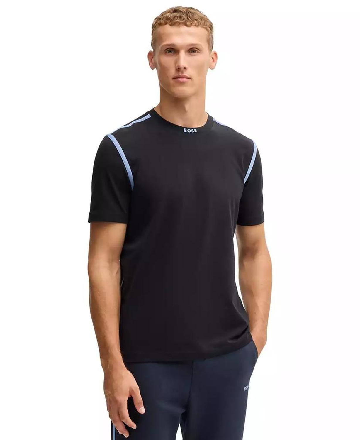 Men's Tape Trim Regular-Fit T-Shirt