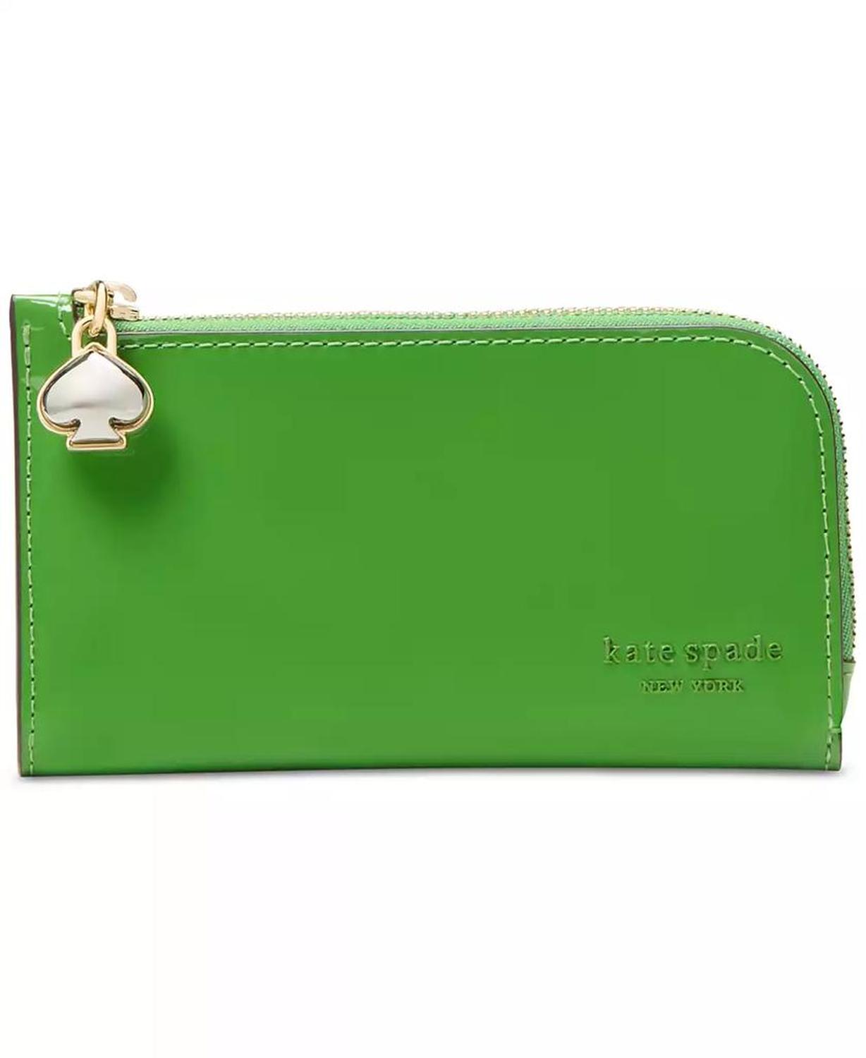 Devin Patent Leather Small Bifold Wallet