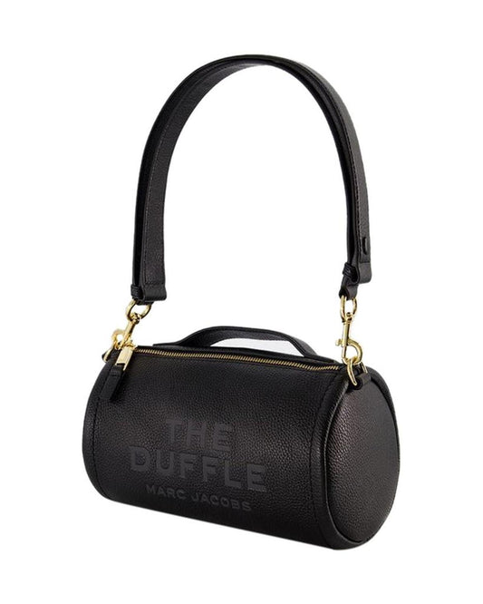 Duffle Bag - - Leather - Black