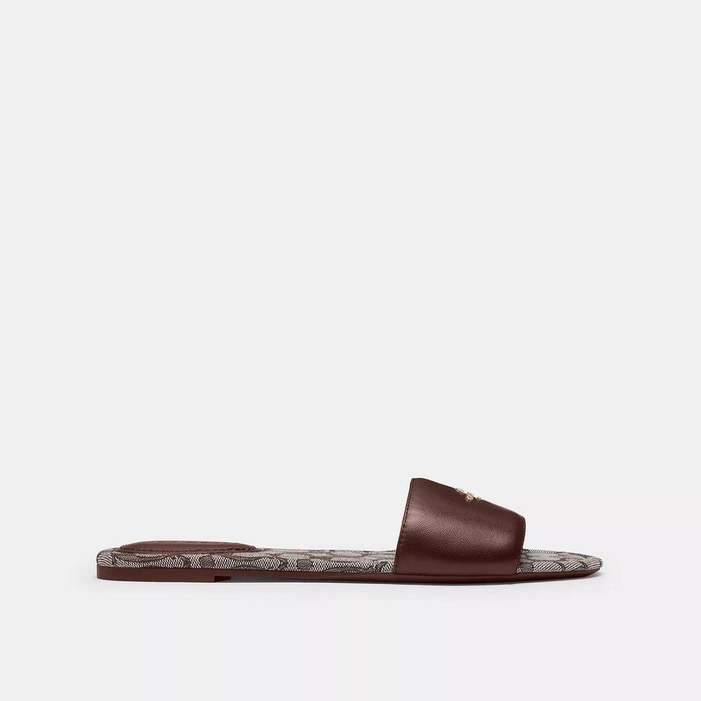 Slide Sandal In Signature Jacquard
