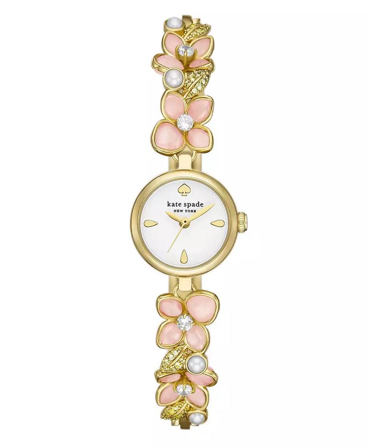 Women's Monroe Three-Hand Gold-Tone Stainless Steel Watch, 20mm