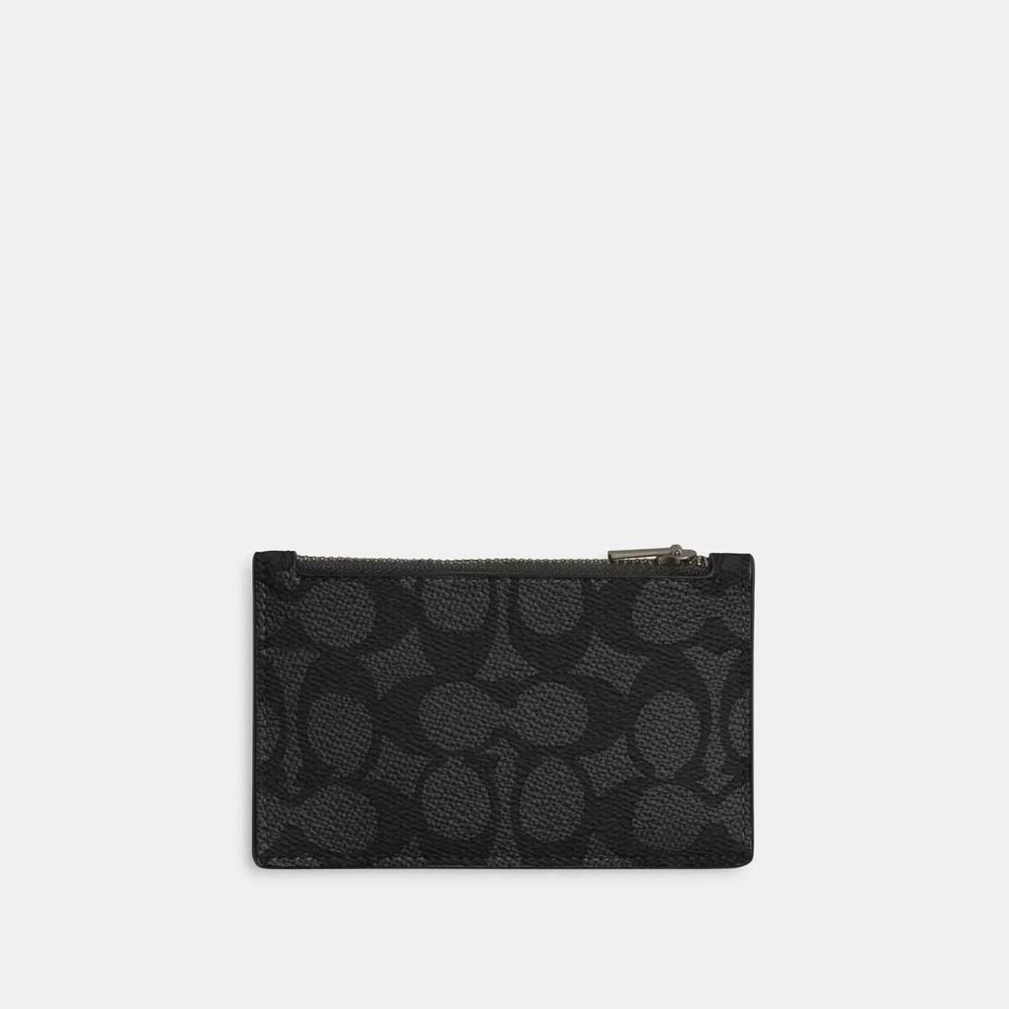 Coach Outlet Zip Card Case In Signature