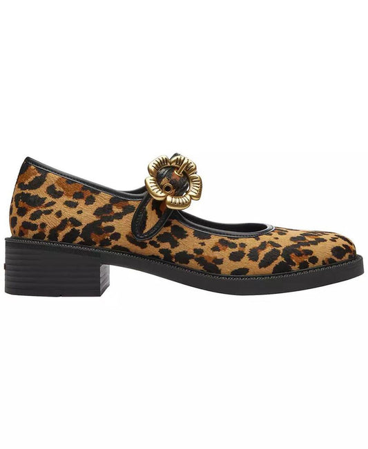 Women's Tea Rose Mary Janes Round Toe Flats