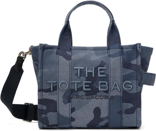 Blue 'The Camo Jacquard Small' Tote