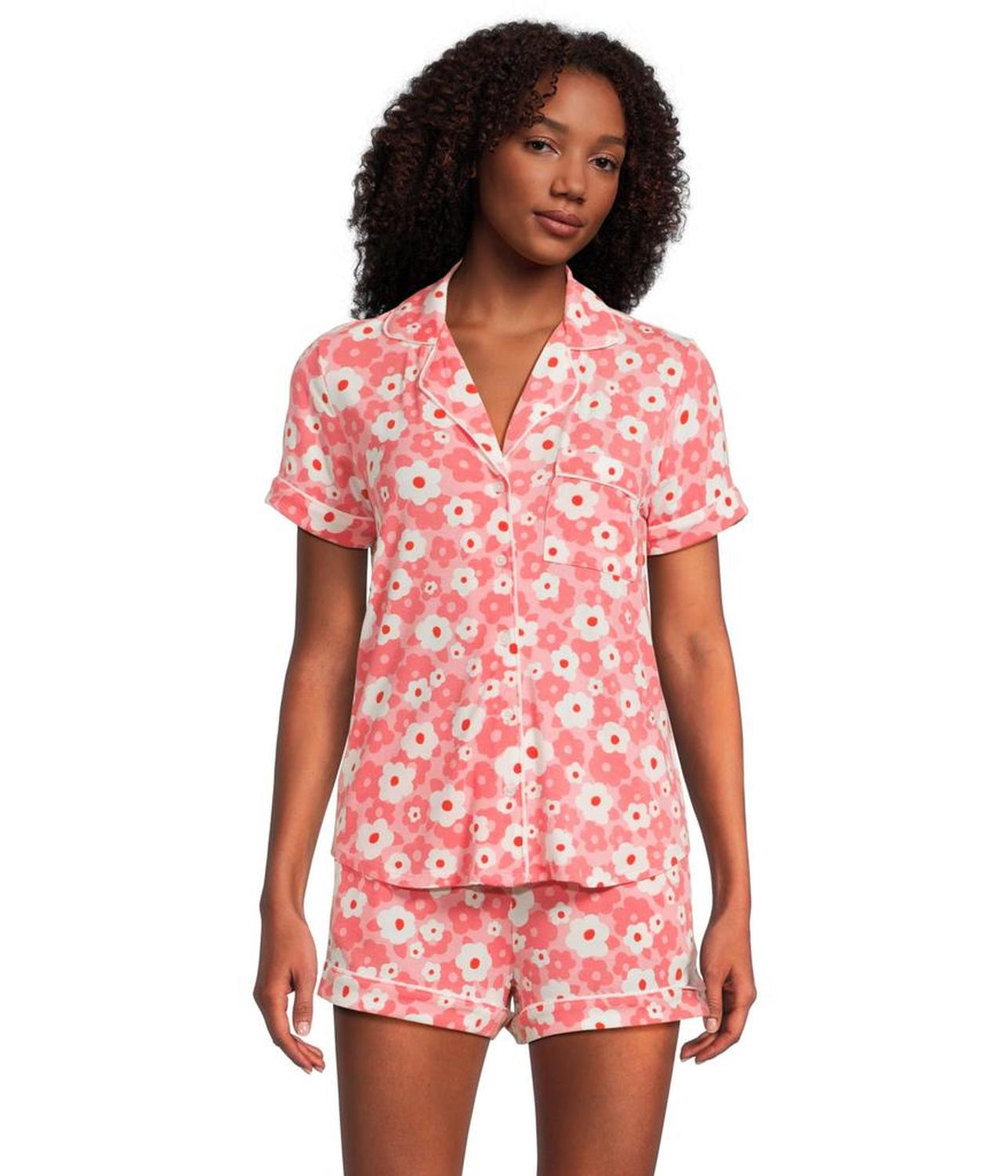 Short Sleeve Boxer PJ Set