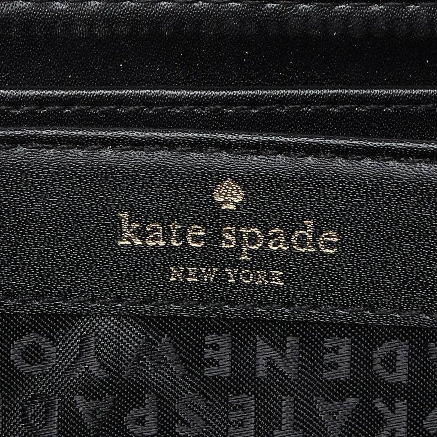 Kate Spade Blue Floral Print Leather Zip Around Wallet
