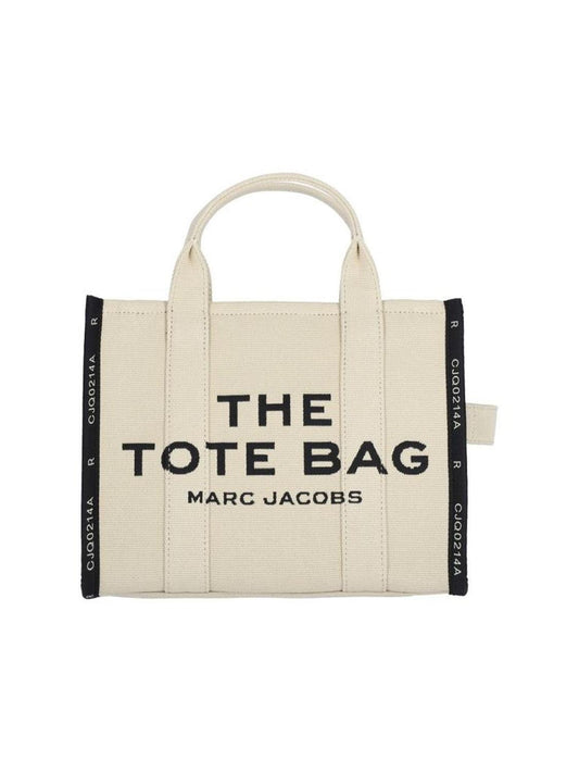 Medium Tote Bag "The Jacquard Tote" – Beige