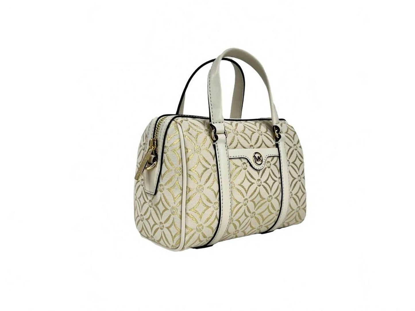 Women's Duffle Crossbody Handbag In Pale Gold Multi