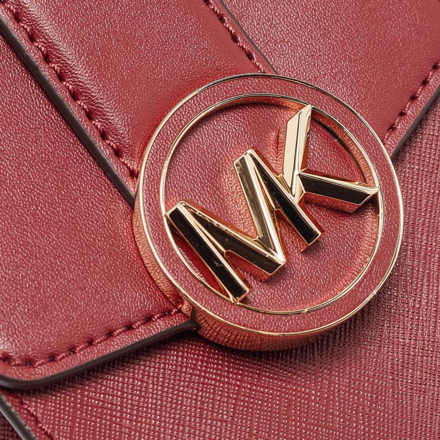 Michael Kors Leather Carmen Smartphone Crossbody Bag
