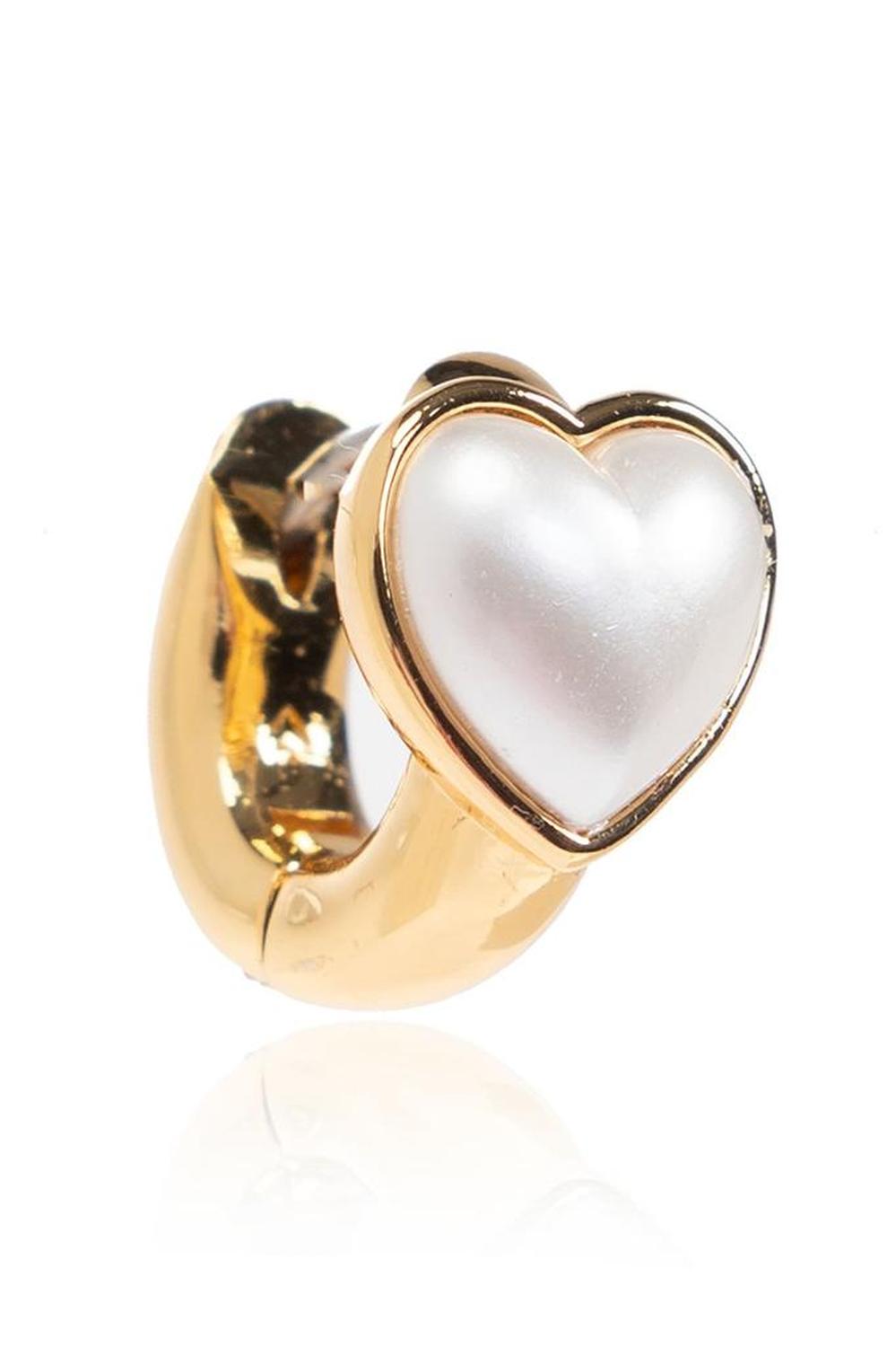 Kate Spade Keep Sparked Heart Huggies Earrings