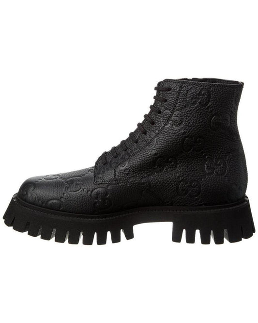 Gucci GG Leather Boot