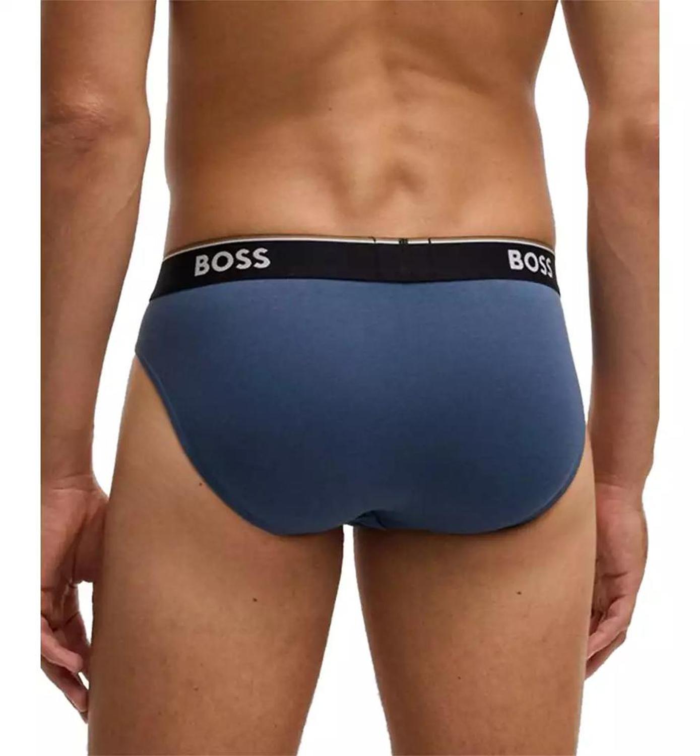 Hugo Boss Men's Logo Power Briefs, 3-pack