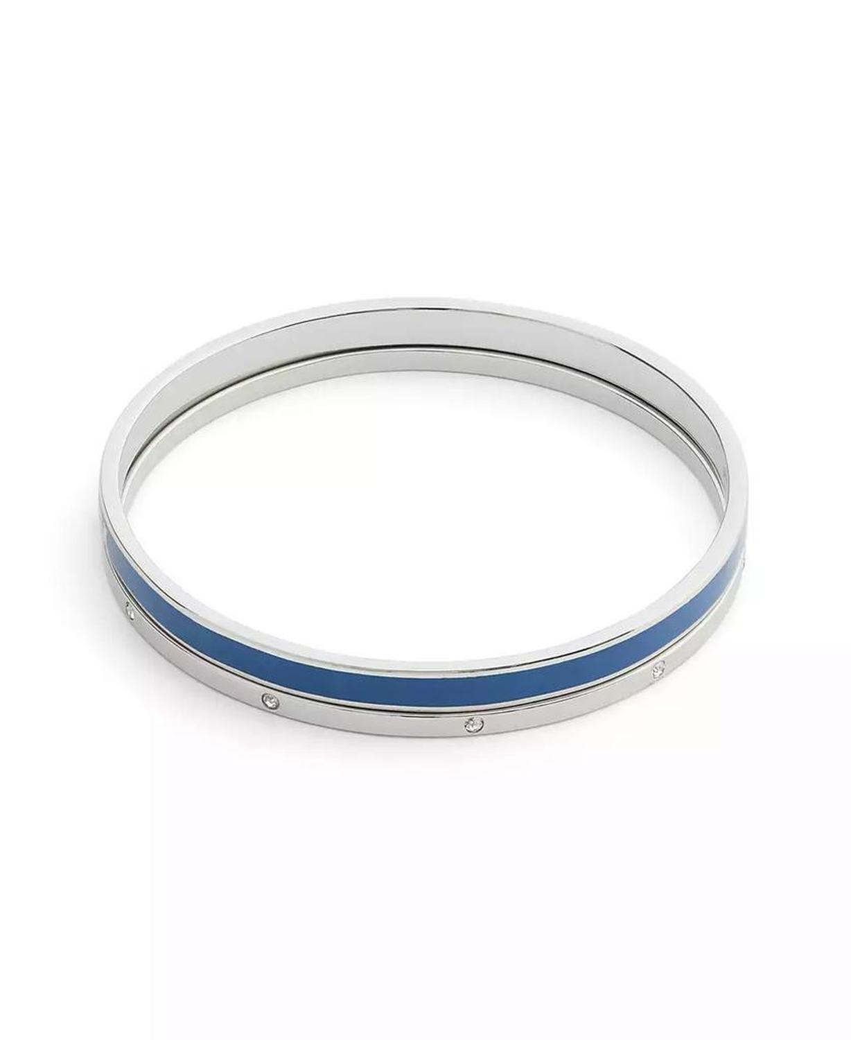 Gold Plated Duo Bangle Bracelet Set