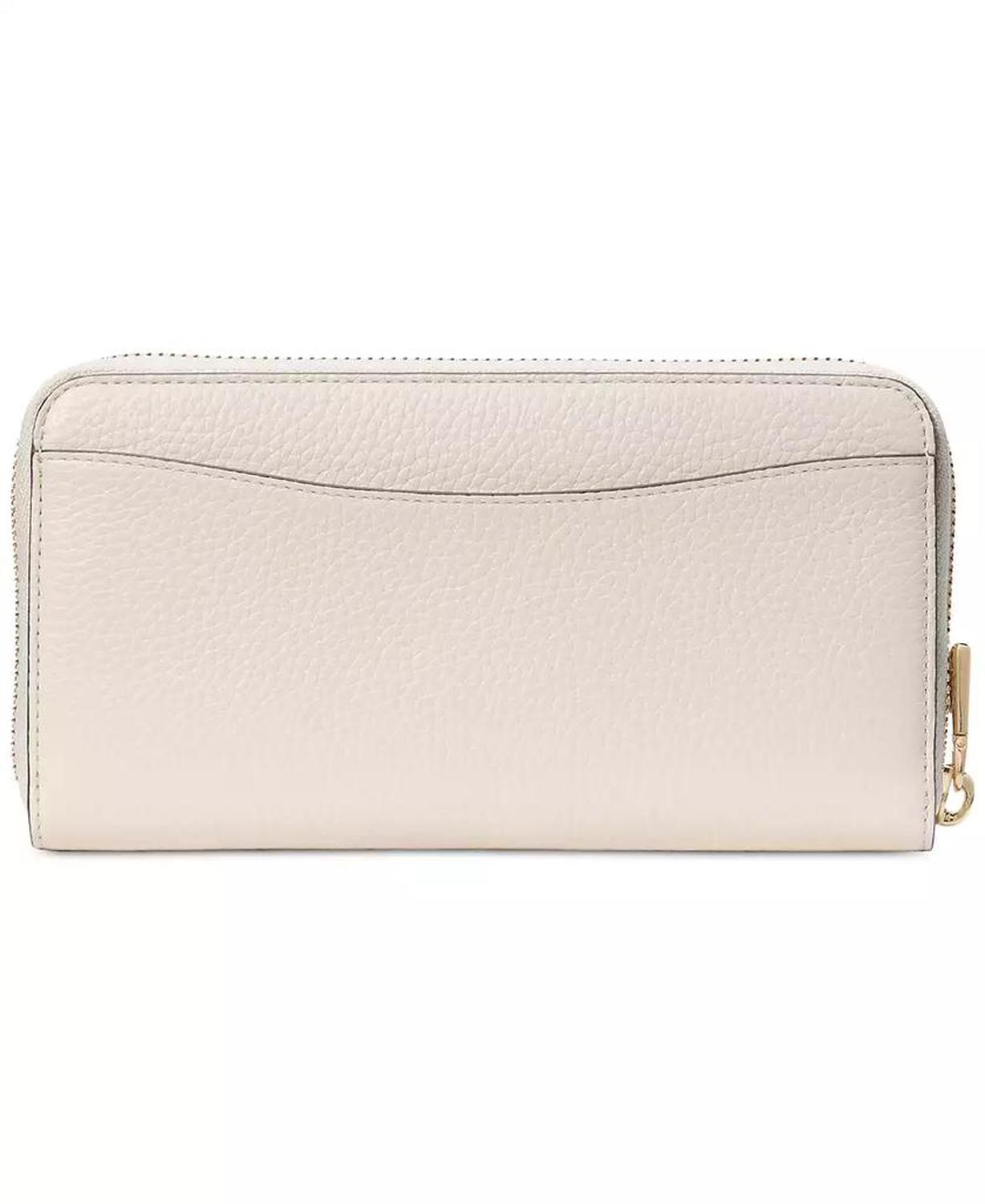 Taylor Leather Zip-Around Continental Wallet