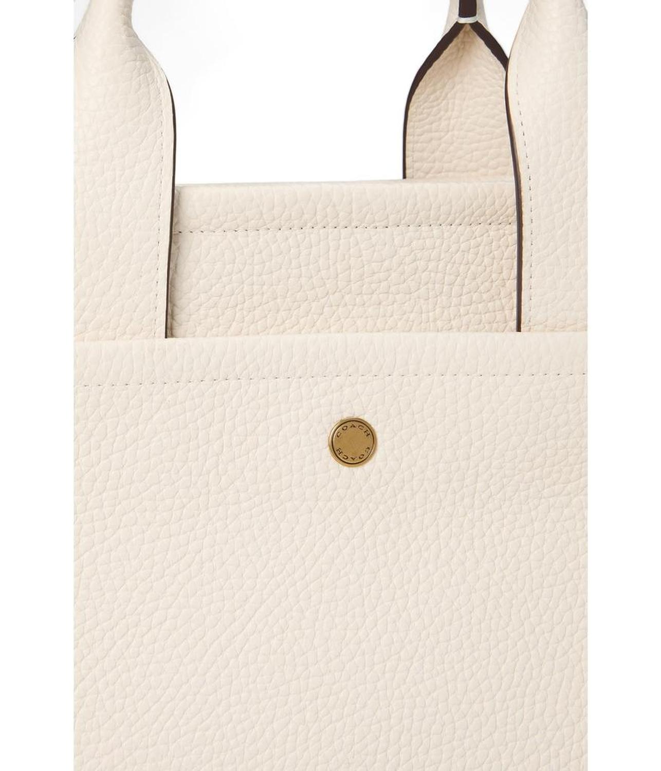 Bubble Leather Cargo Tote