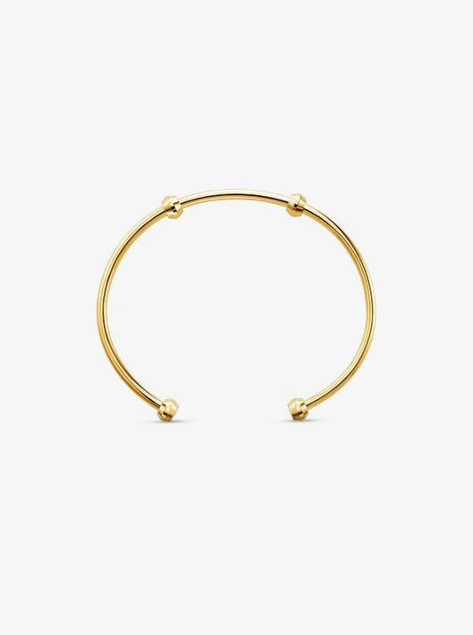 Precious Metal-Plated Sterling Silver Starter Cuff