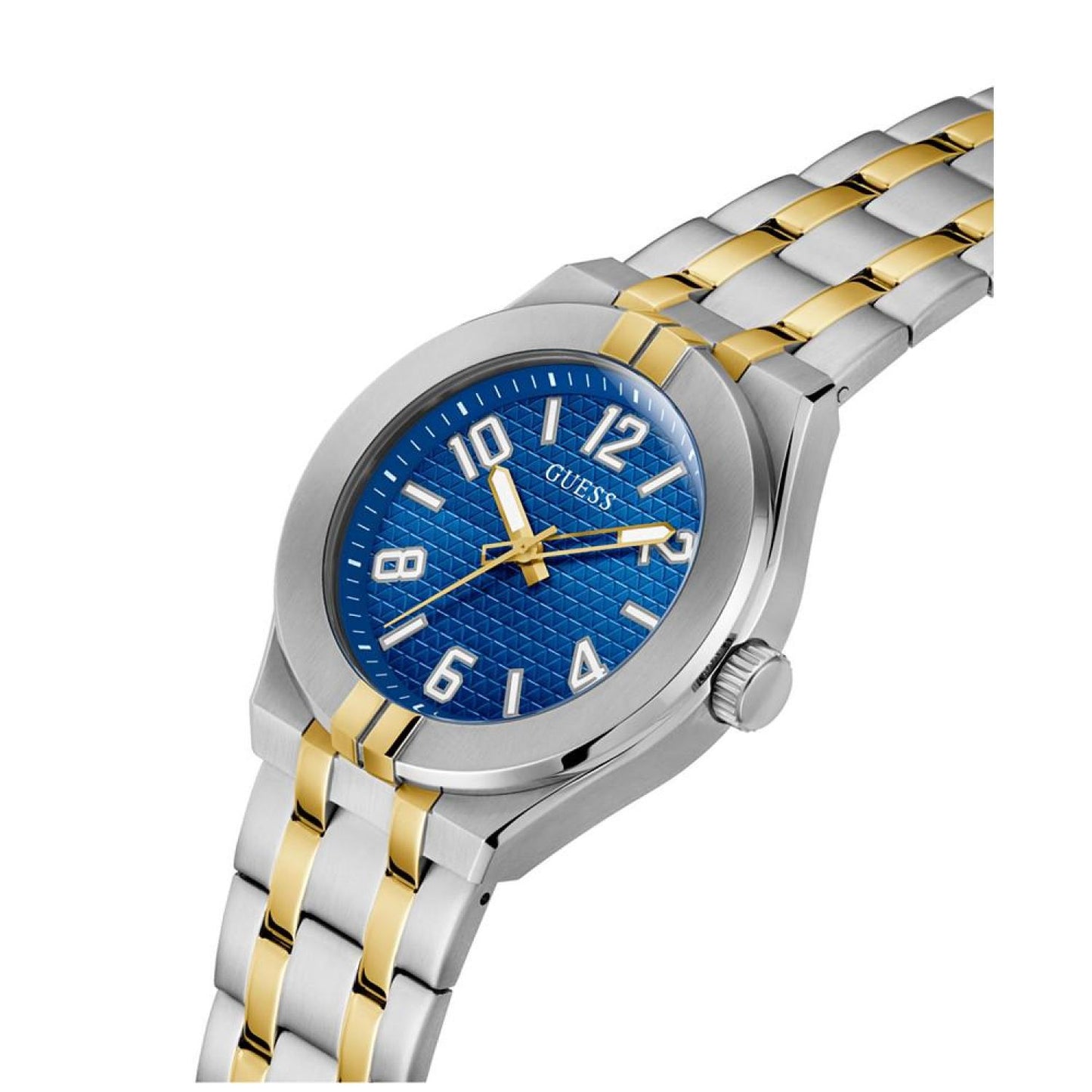 Men's Analog Two-Tone Stainless Steel Watch 44mm