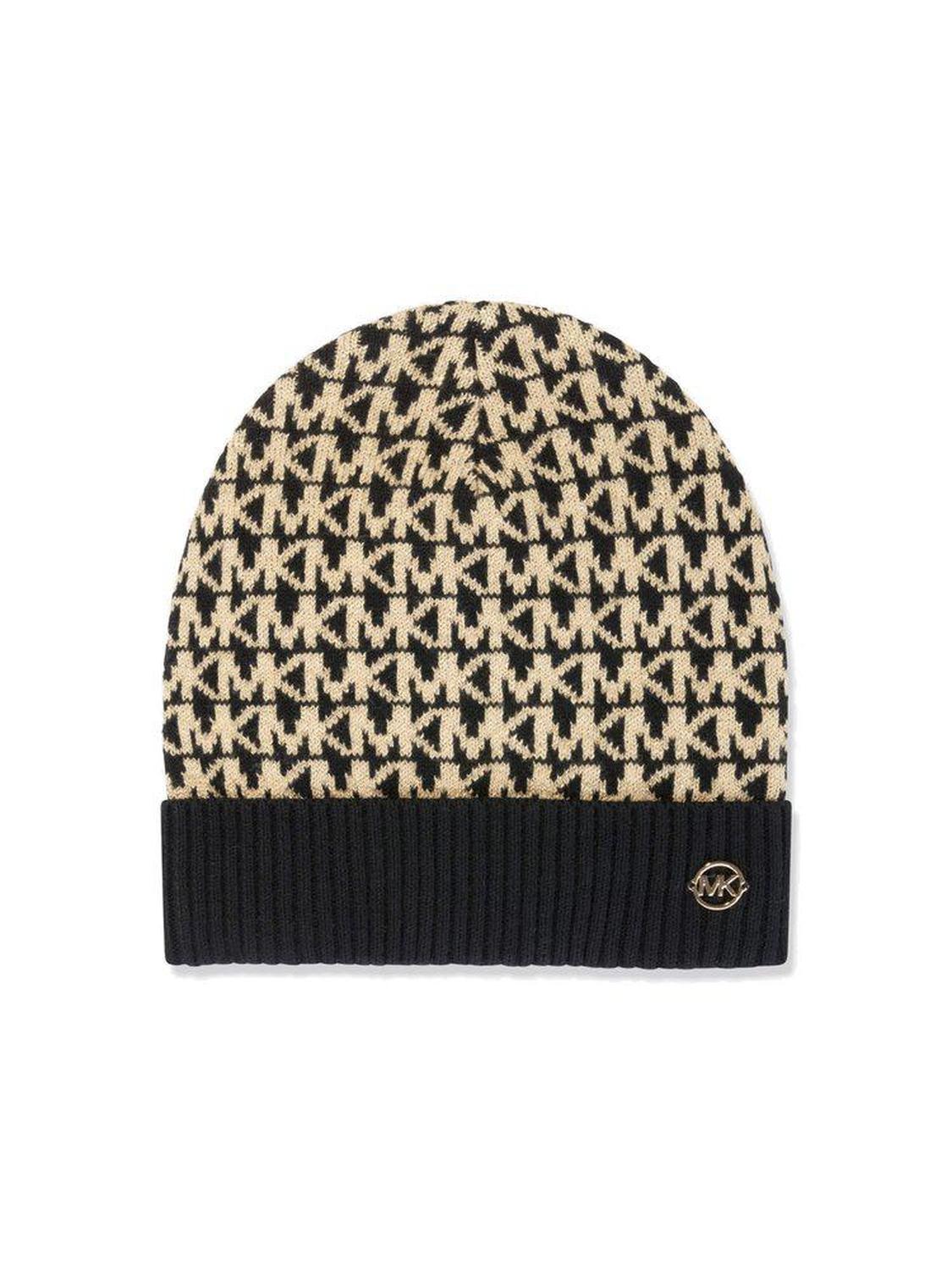 Michael Kors Kids Monogram Jacquard Knitted Beanie