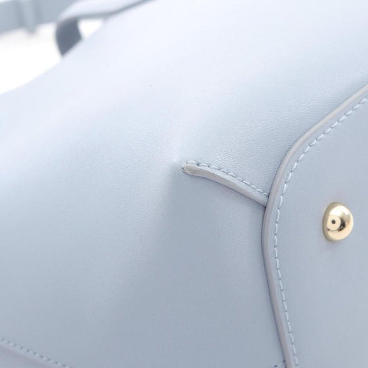 Goccia Leather Shoulder Bag Blue