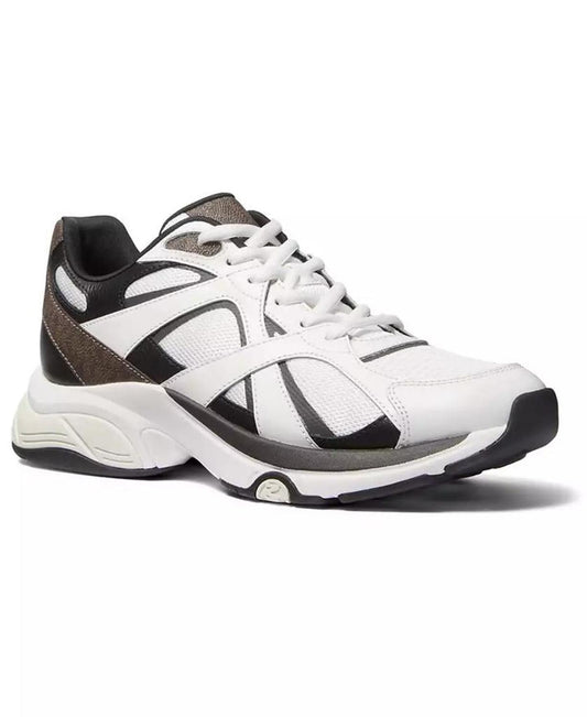 Men's Leo Suede Mixed-Media Trainers