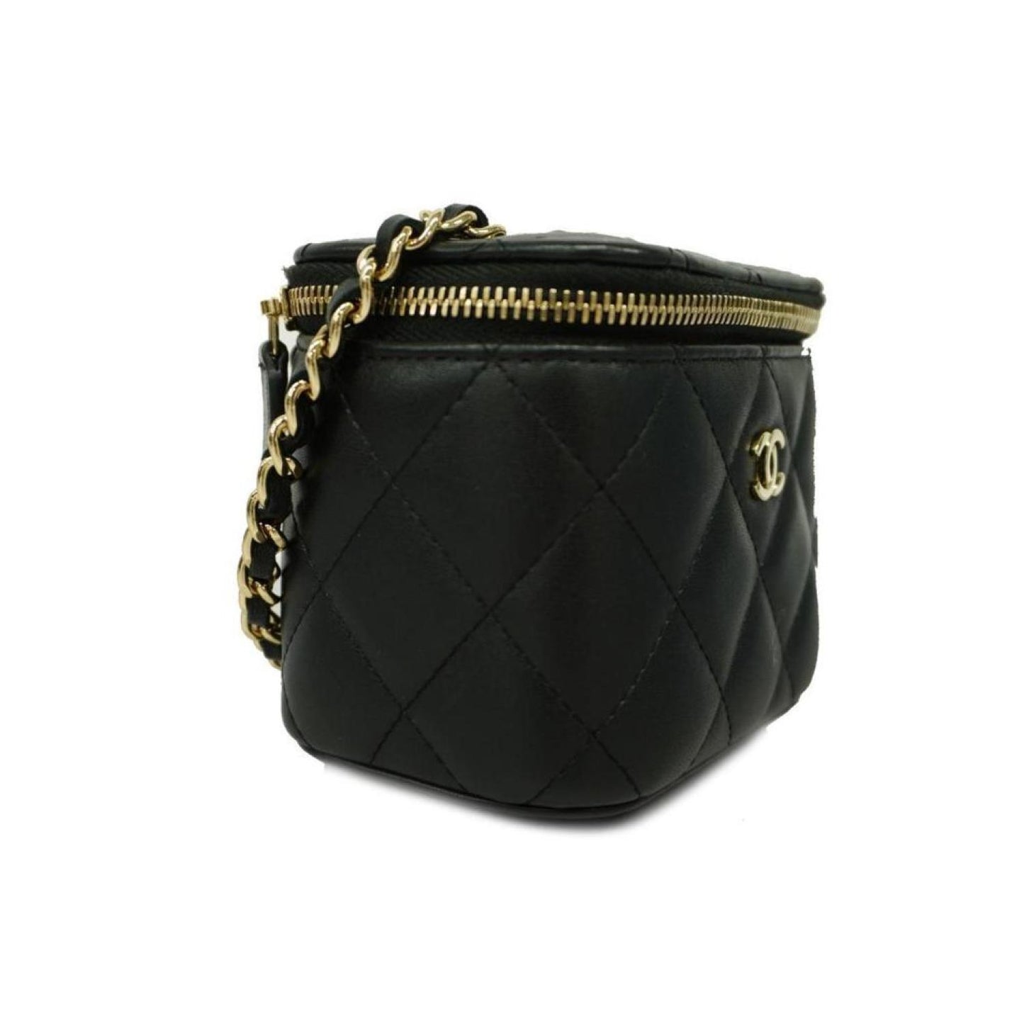 Chanel Vanity Leather Shoulder Bag (Pre-Owned)