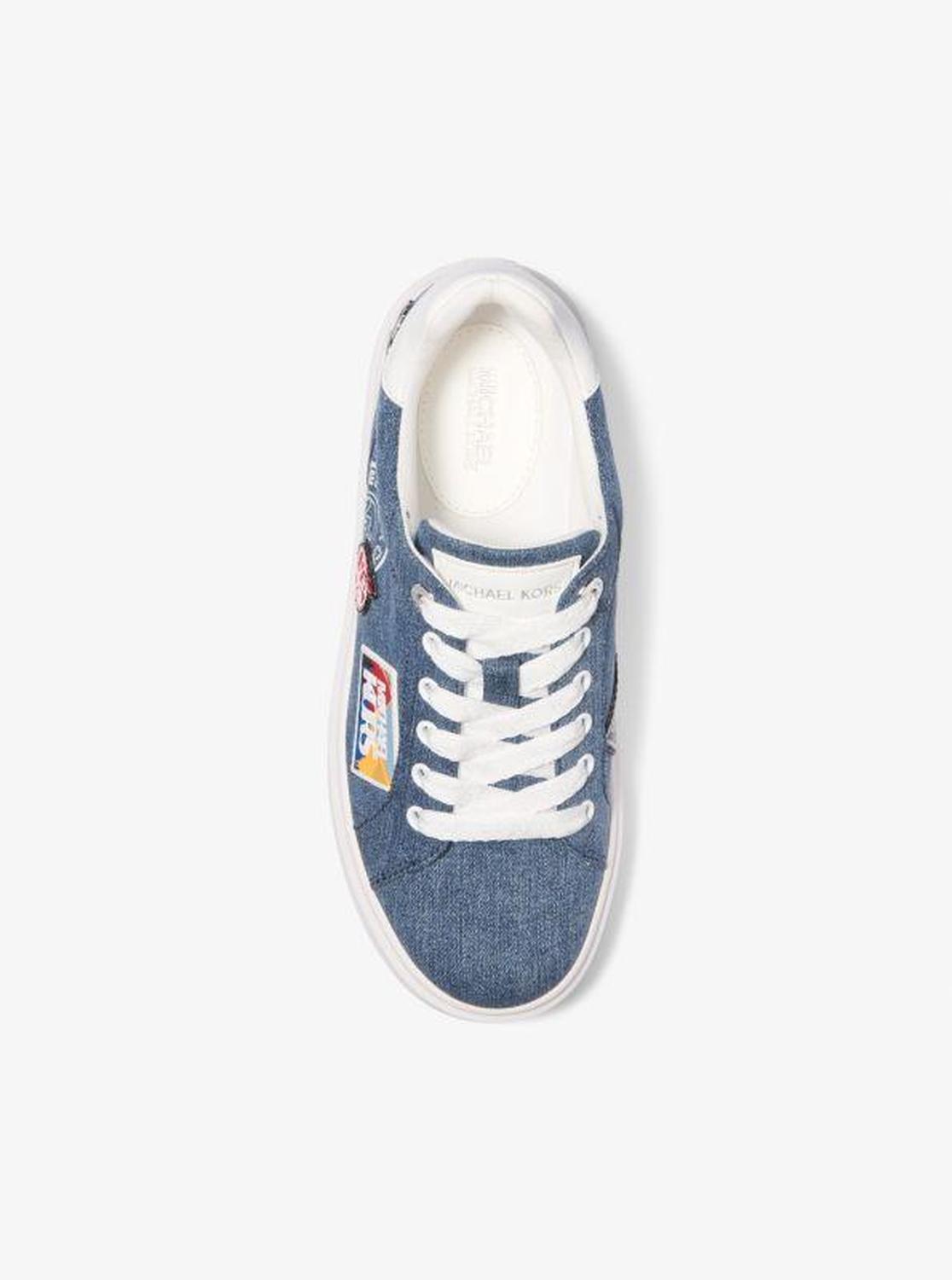 Romey Embellished Denim Platform Sneaker