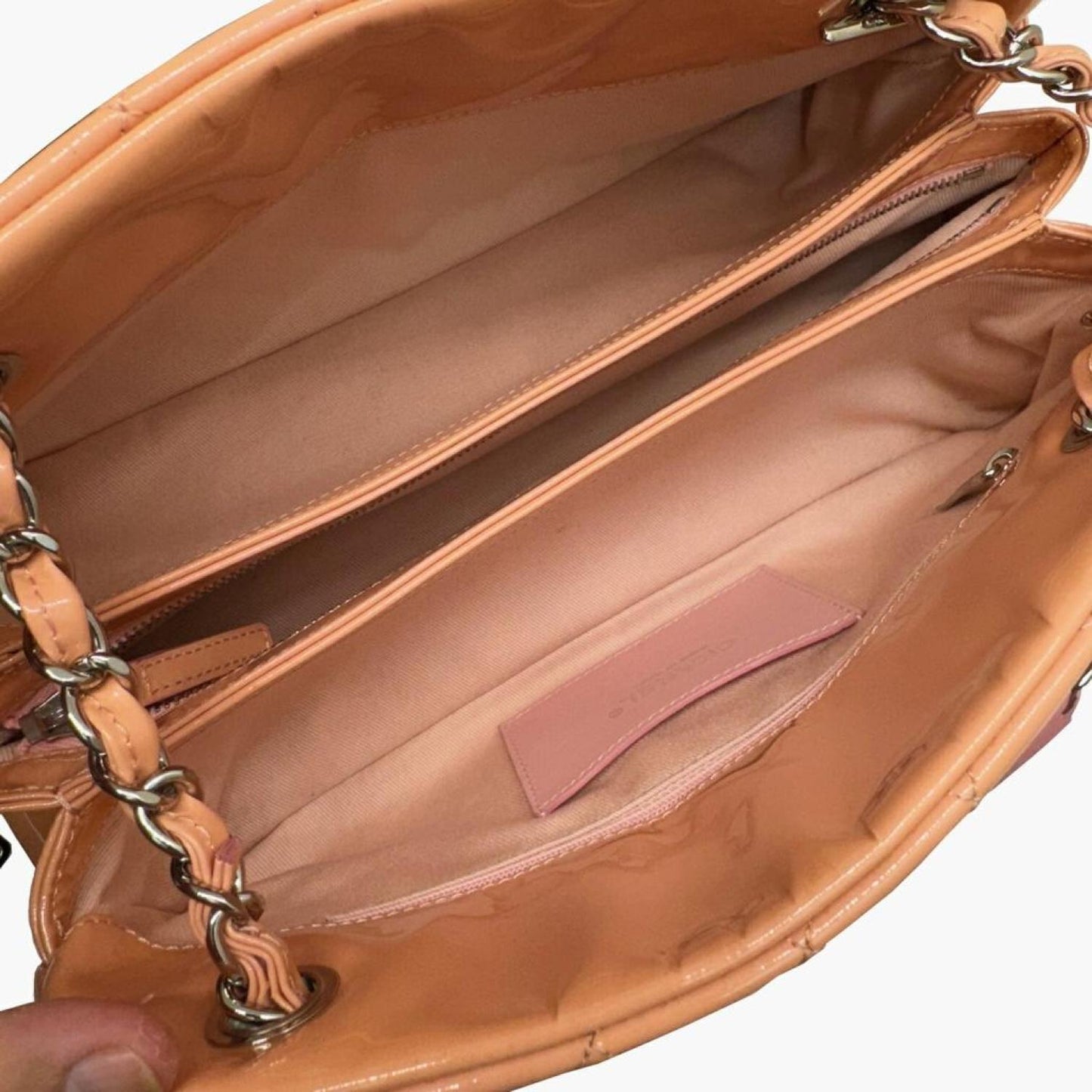 Chanel Mademoiselle Patent Leather Shopper Bag (Pre-Owned)