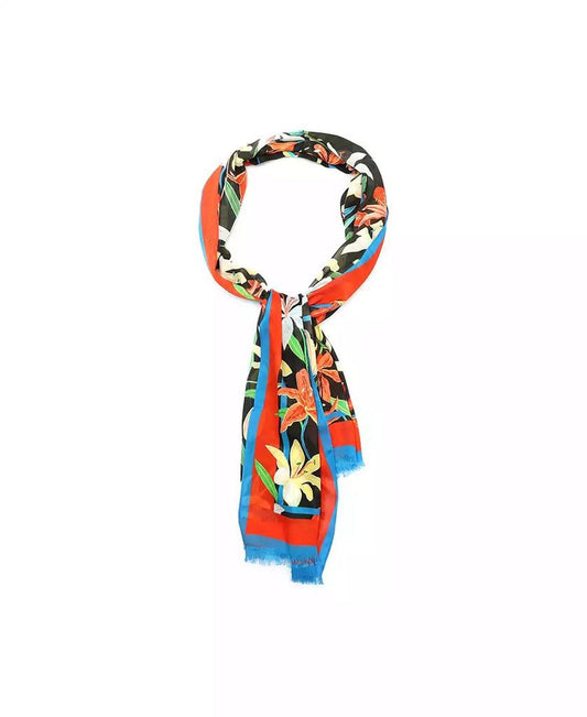 Women's Summer Lilies Oblong Scarf