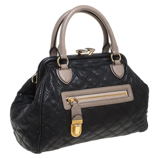 Marc Jacobs Quilted Leather Mini Stam Satchel