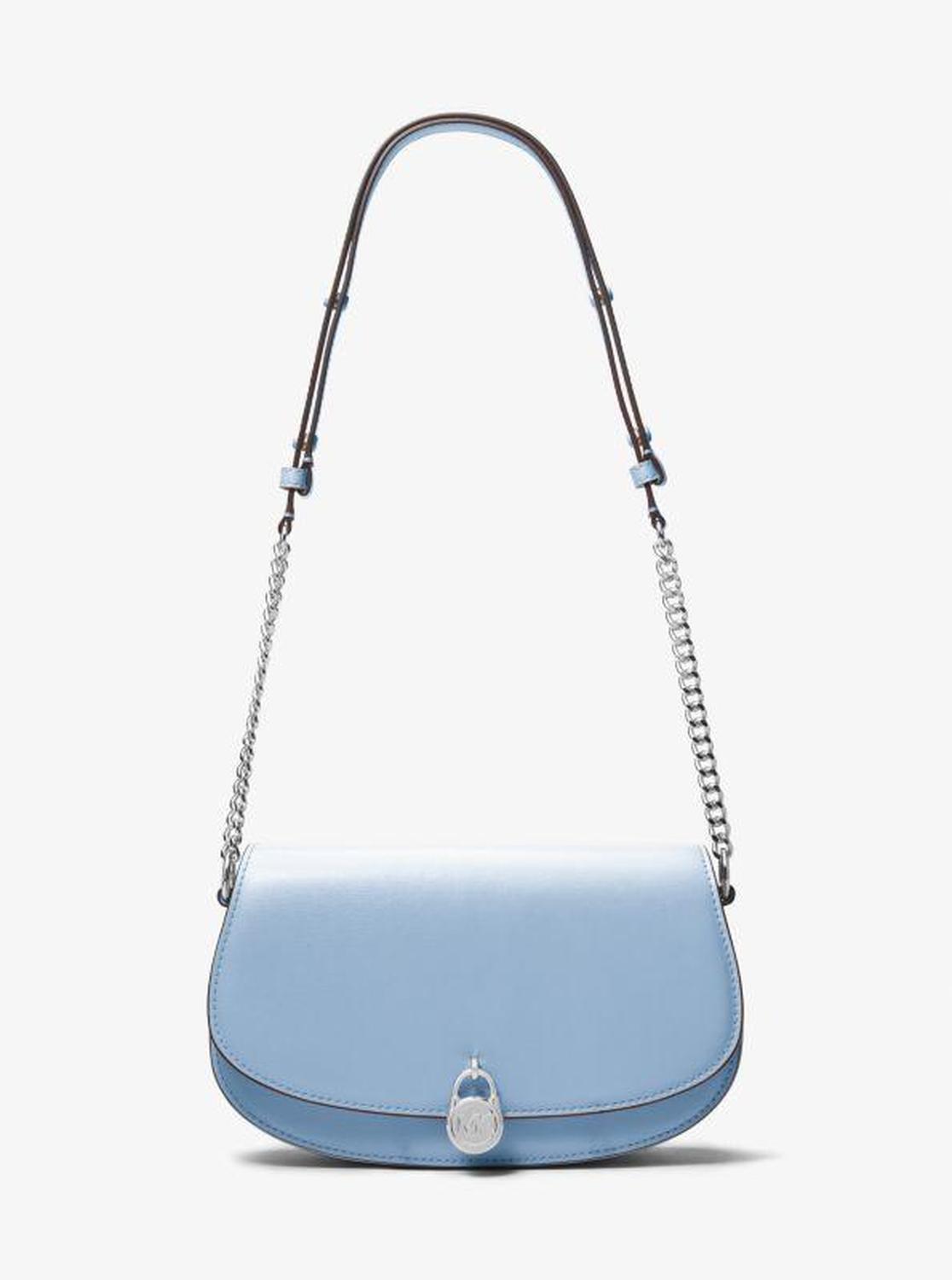 Mila Medium Leather Messenger Bag