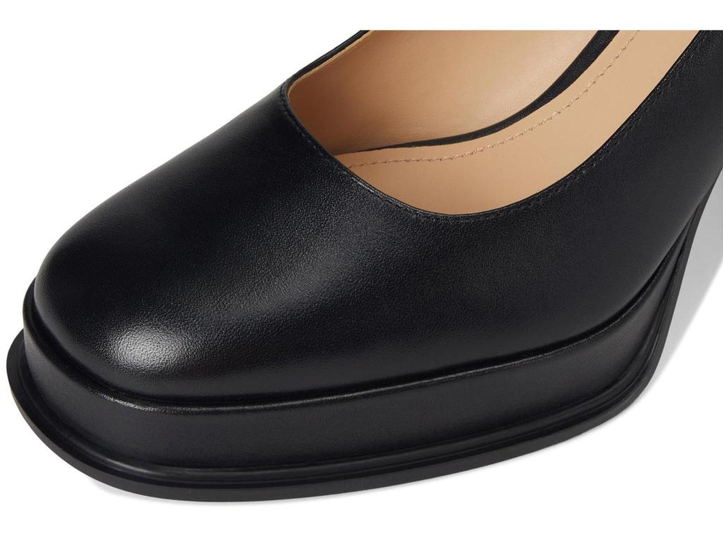 Sculpted C Leather Pumps