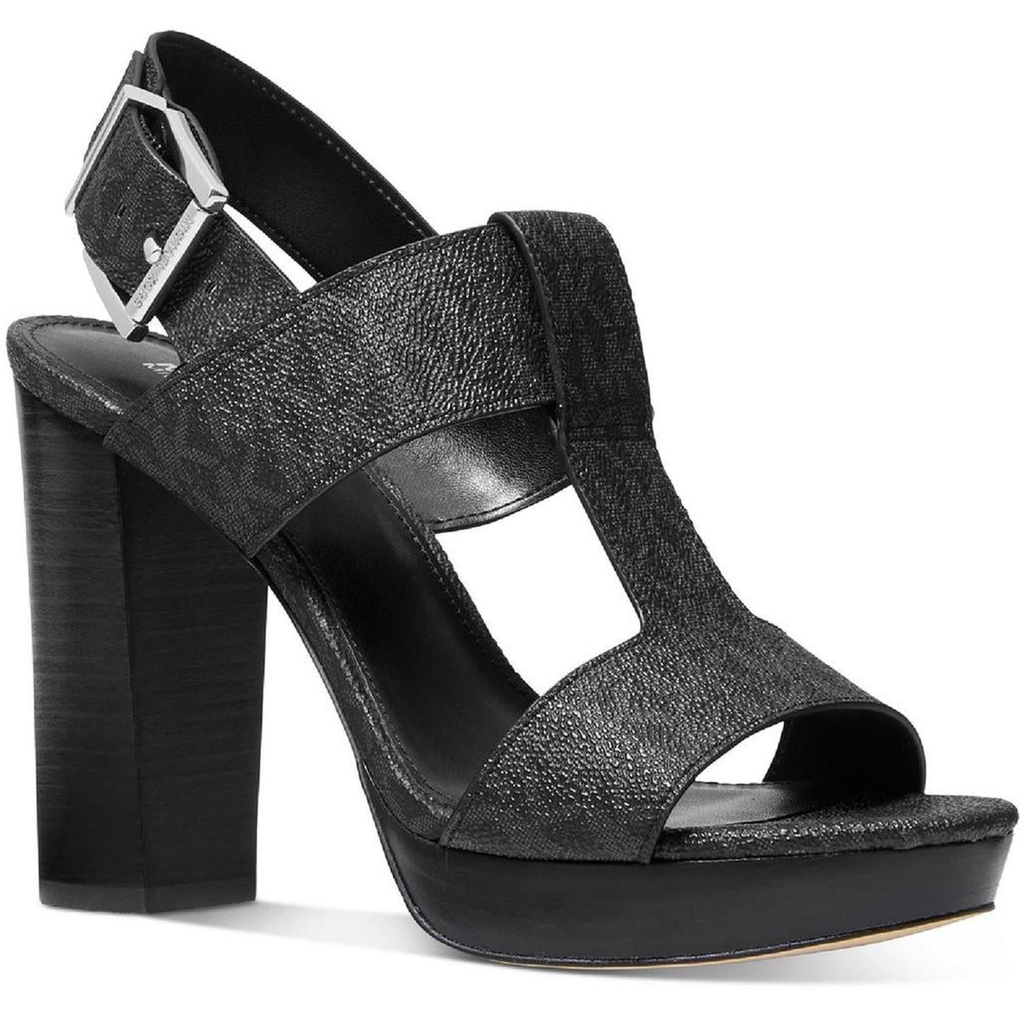 Becker T Strap Womens Leather Slingbacks T-Strap Heels