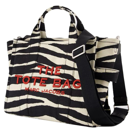 The Medium Tote - - Cotton - Black