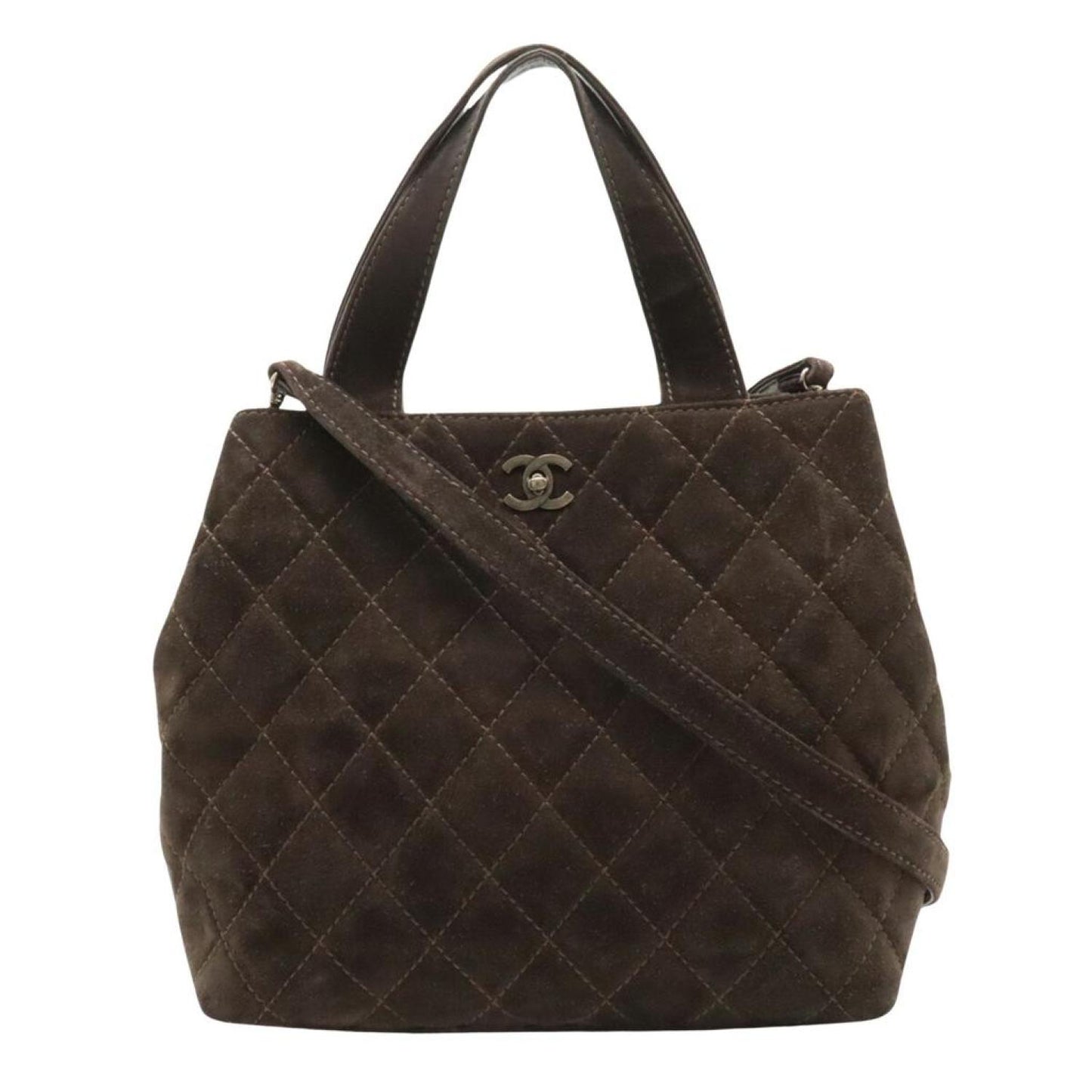 Chanel 2,55 Suede Tote Bag (Pre-Owned)
