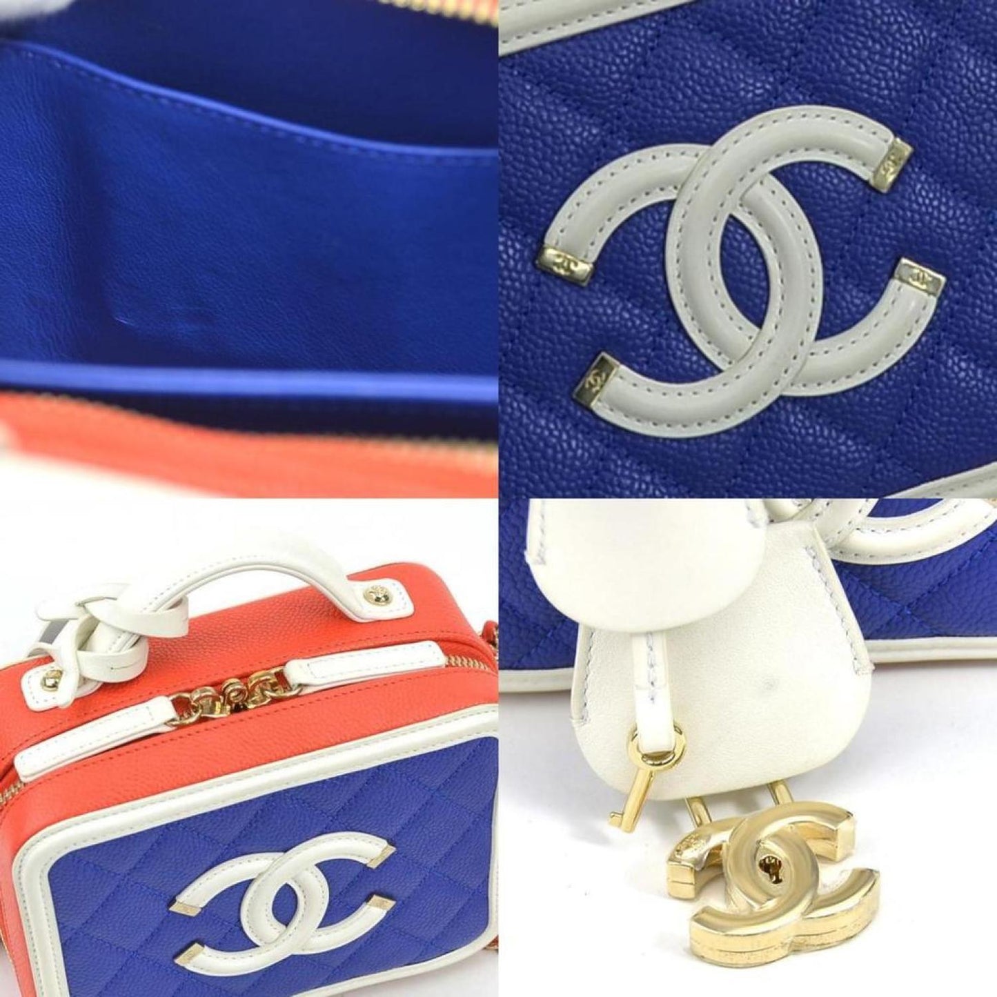 Chanel Vanity Leather Shopper Bag (Pre-Owned)
