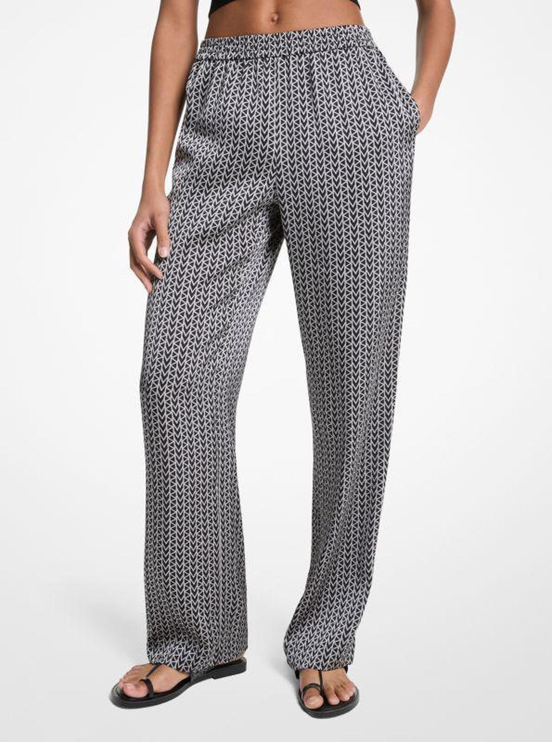 MK2000 Logo Satin Pants