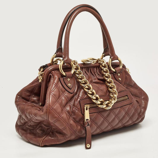 Marc Jacobs Quilted Leather Stam Satchel