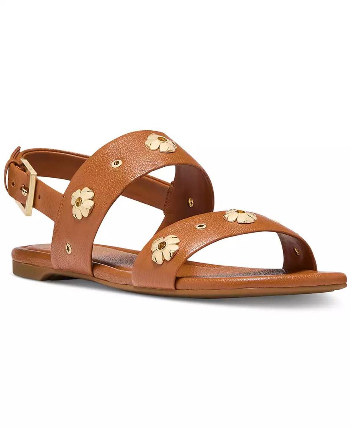 Women's Spade Flower Studded Flat Sandals